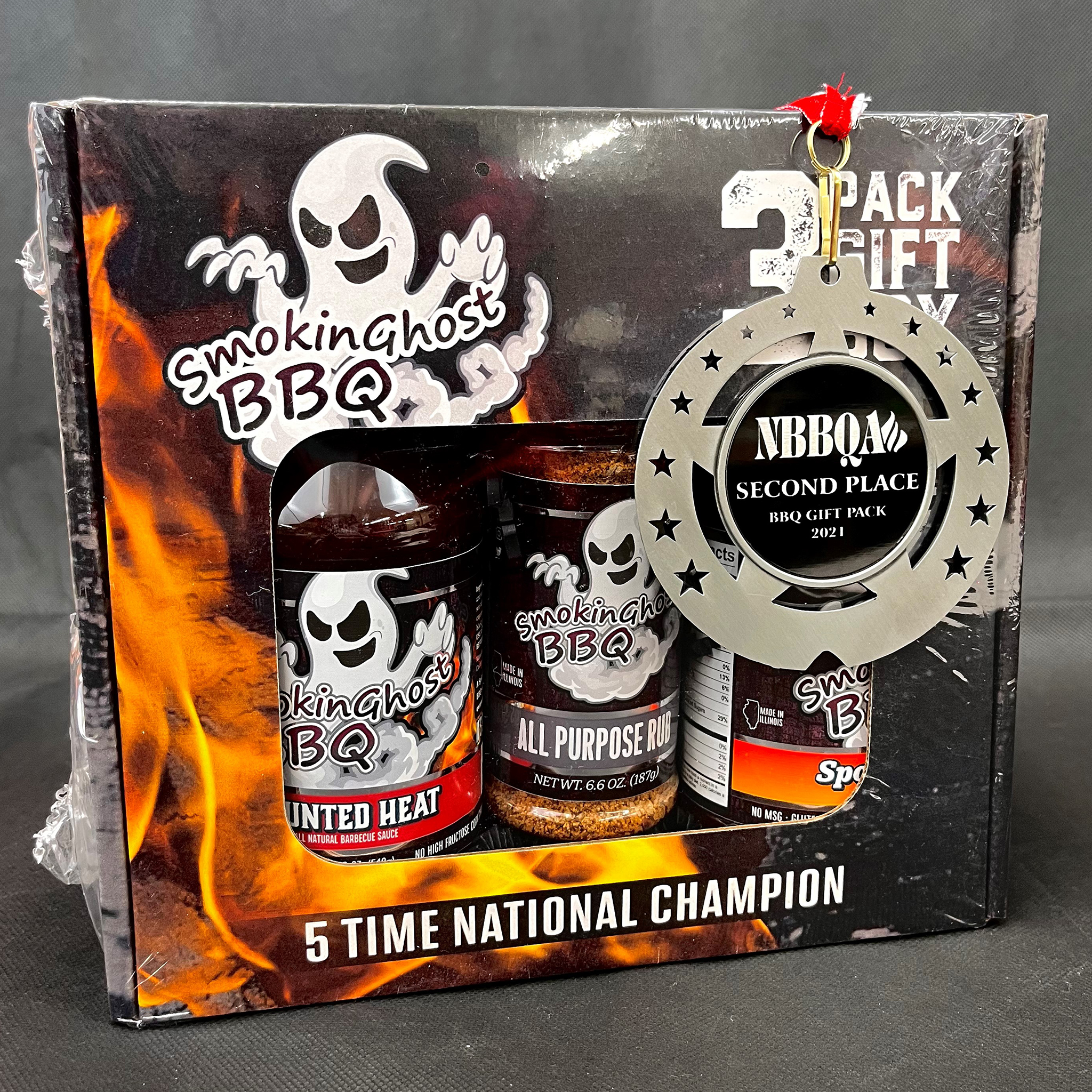 local bbq brand gift box packaging design